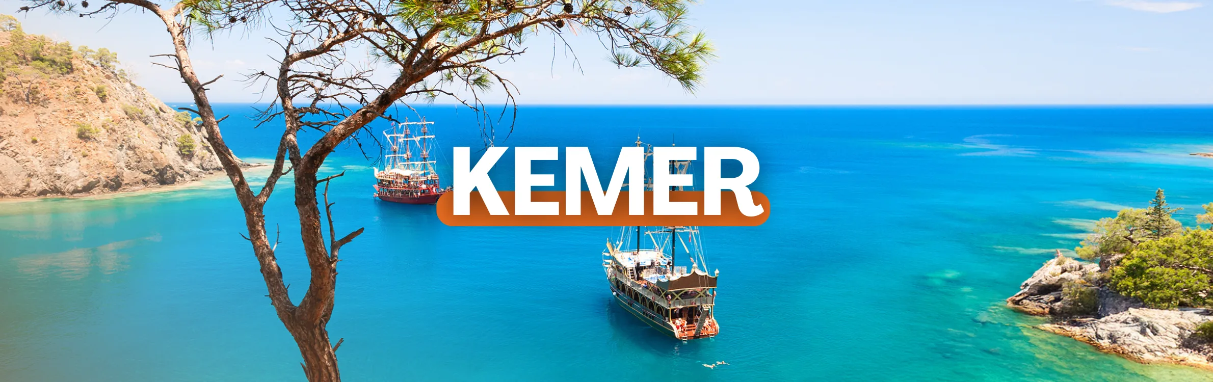 Kleine Bucht mit zwei Booten